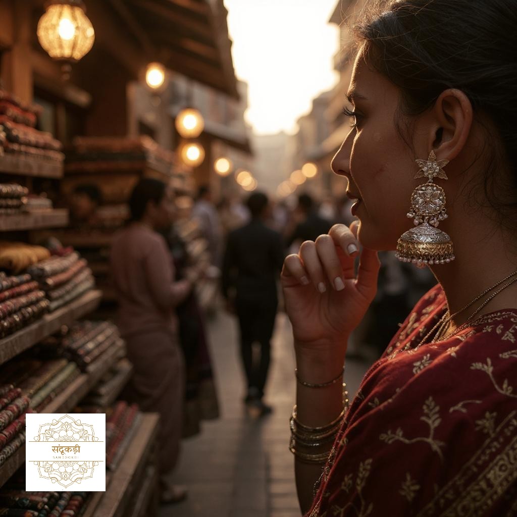 Noor Bazaar Jhumkas