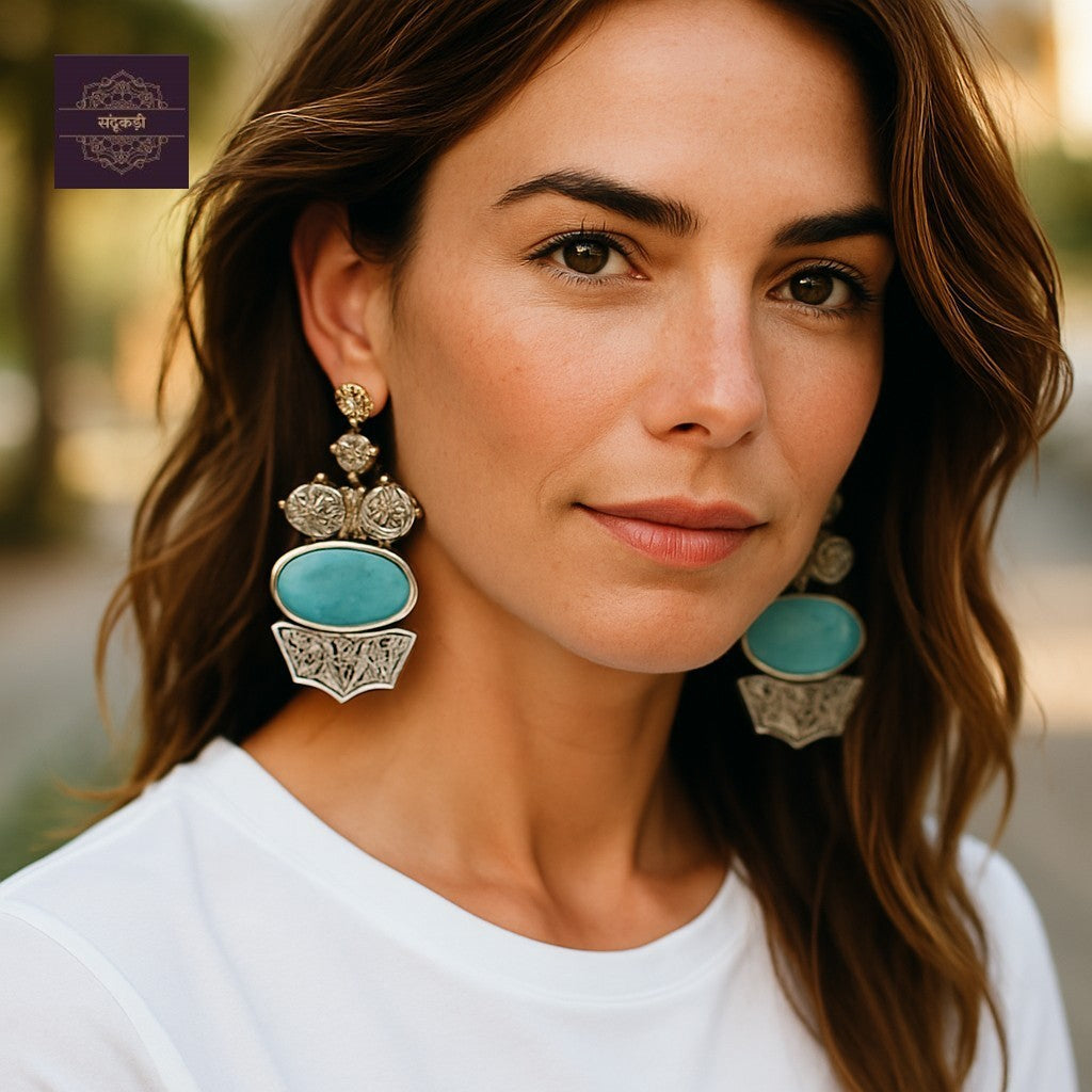 Neel Tara Statement Earrings