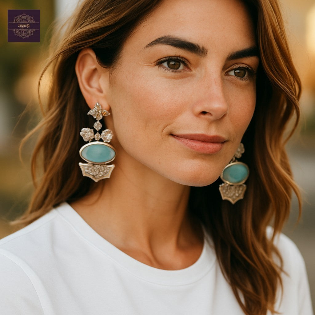 Neel Tara Statement Earrings