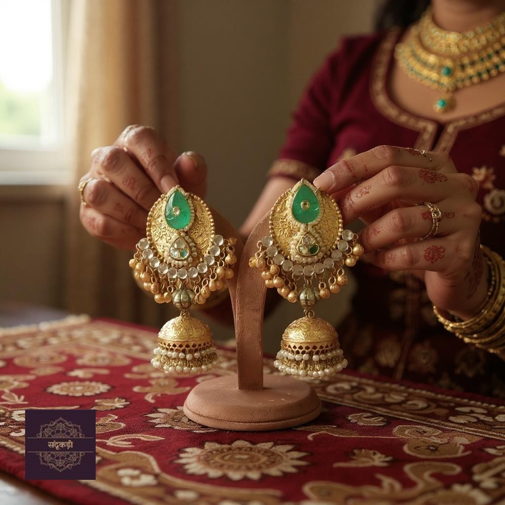 Raag Bridal Jhumkas