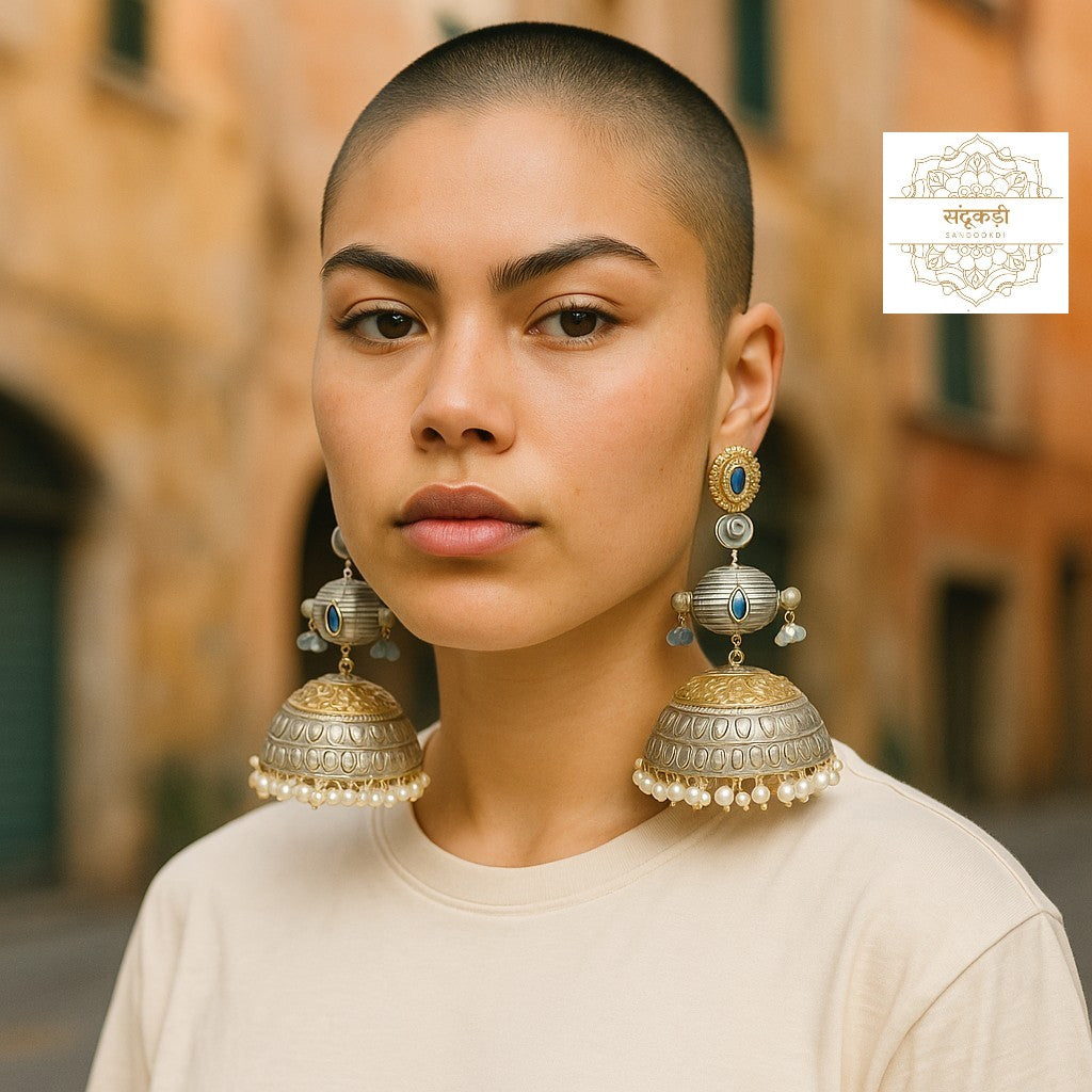 Neelkamal Jhumka Earrings