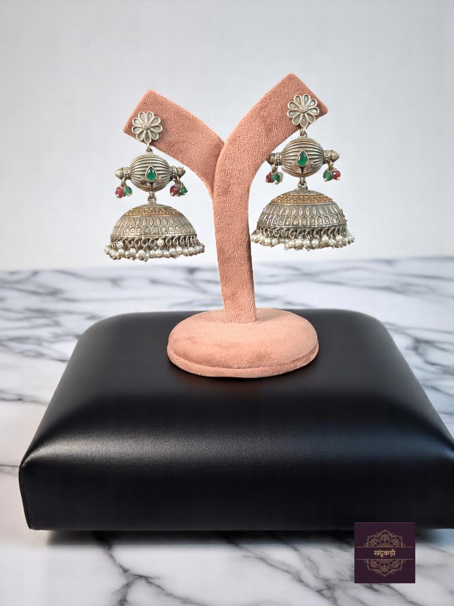 Gulmohar Jhumkas