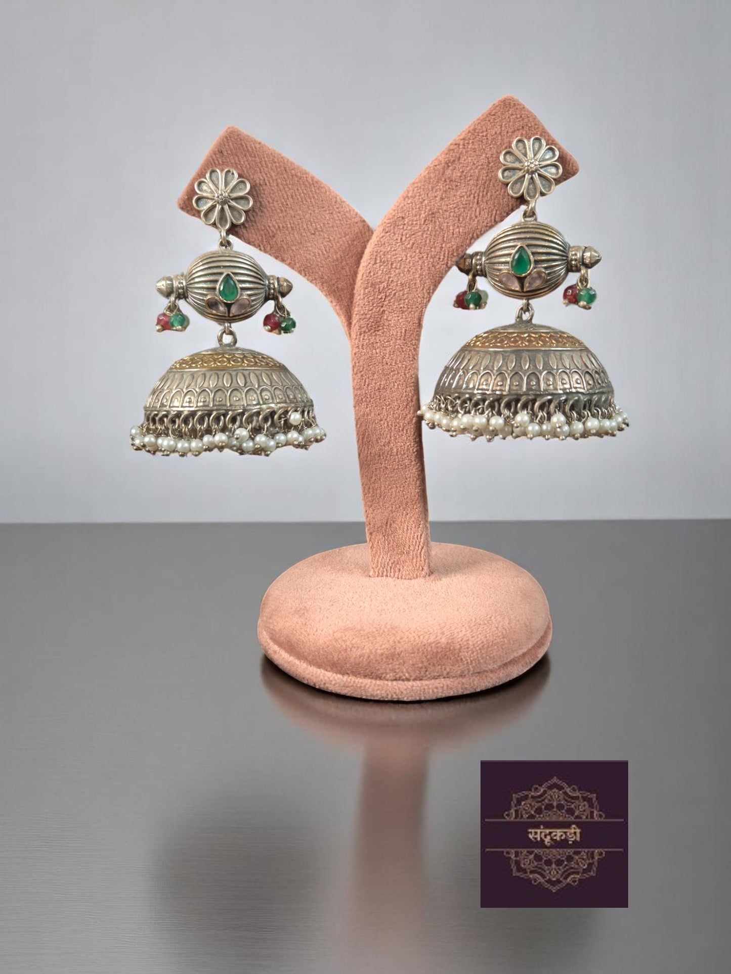 Gulmohar Jhumkas