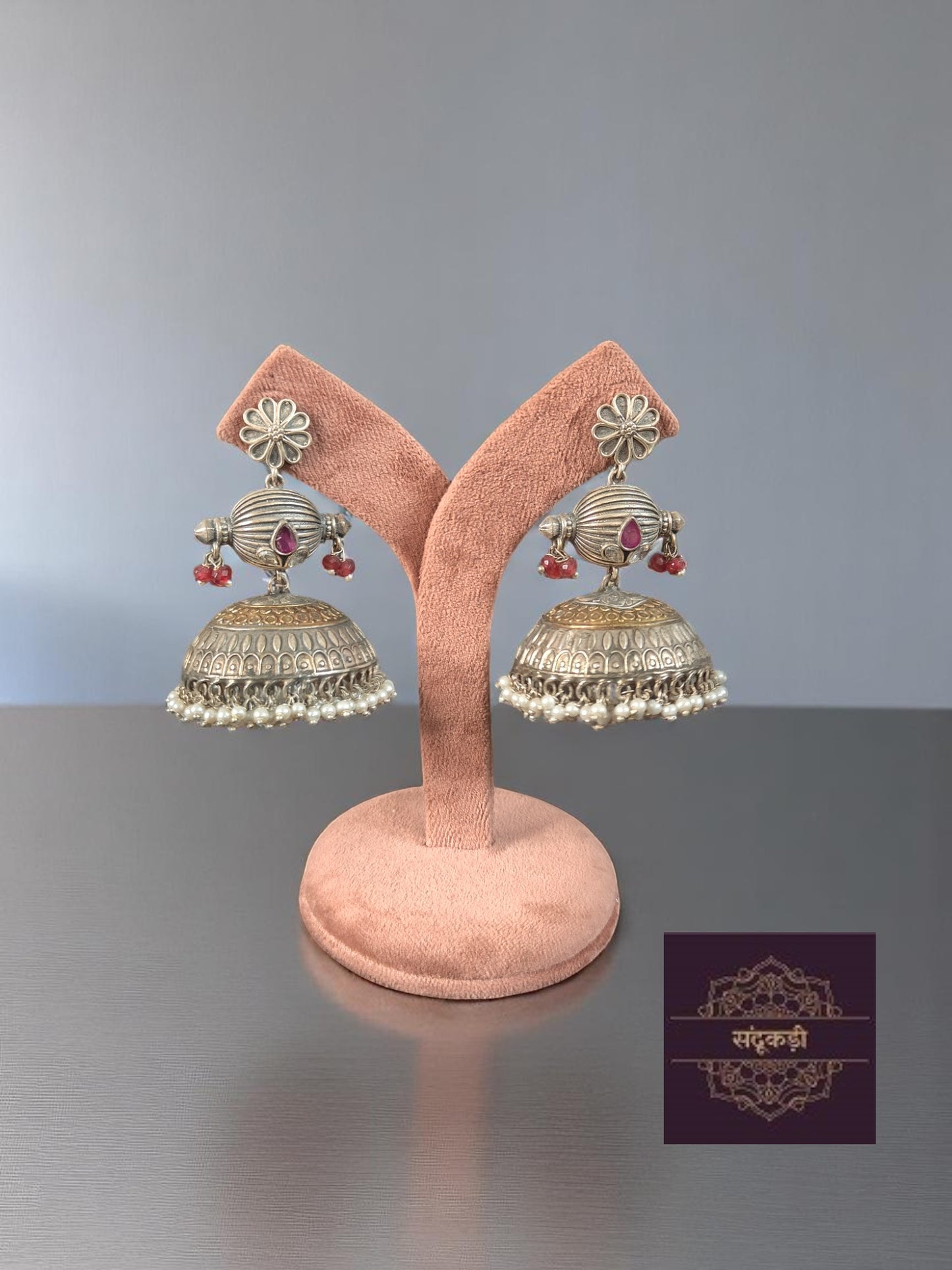Gulmohar Jhumkas