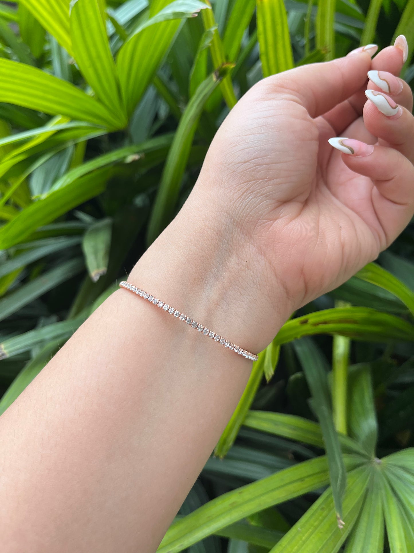 Pearly Swaroski Adjustable Bhabhi Rakhi Bracelet