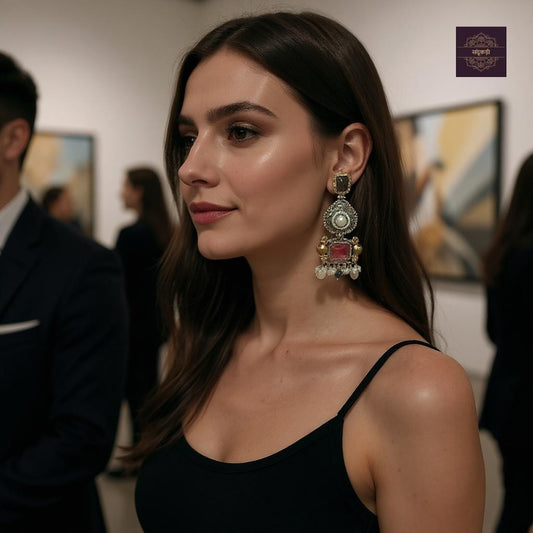 Rajwada  Heritage Earrings  –  Modern Royal Edition