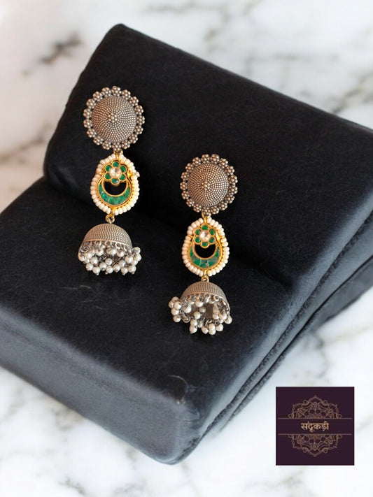 Haripankhi Jhumkas